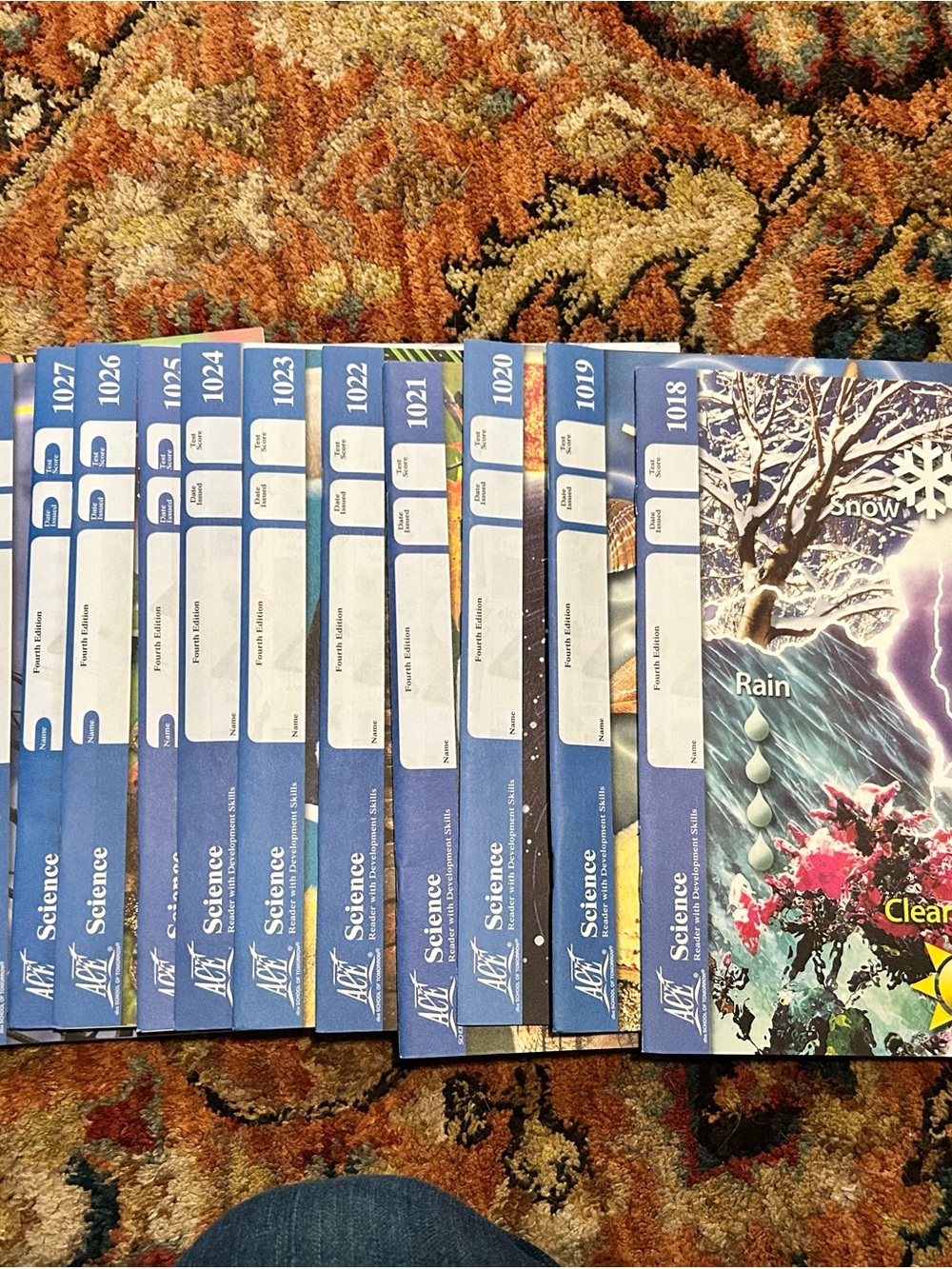 ACE School of Tomorrow Science Workbooks Set (1018-1030) 2nd grade